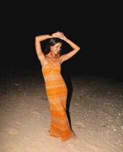 VESTIDO INÉS · NARANJA