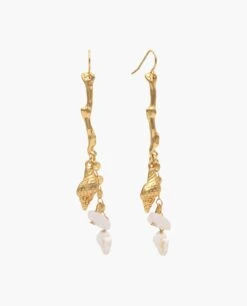 PENDIENTES DANGLE REEF · DORADO