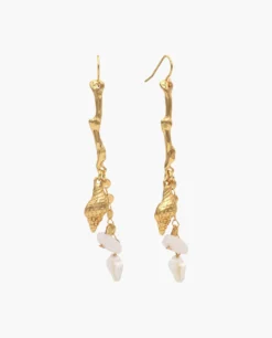 PENDIENTES DANGLE REEF · DORADO