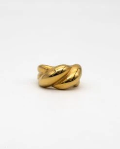 ANILLO BREEZE · ACERO BAÑO ORO