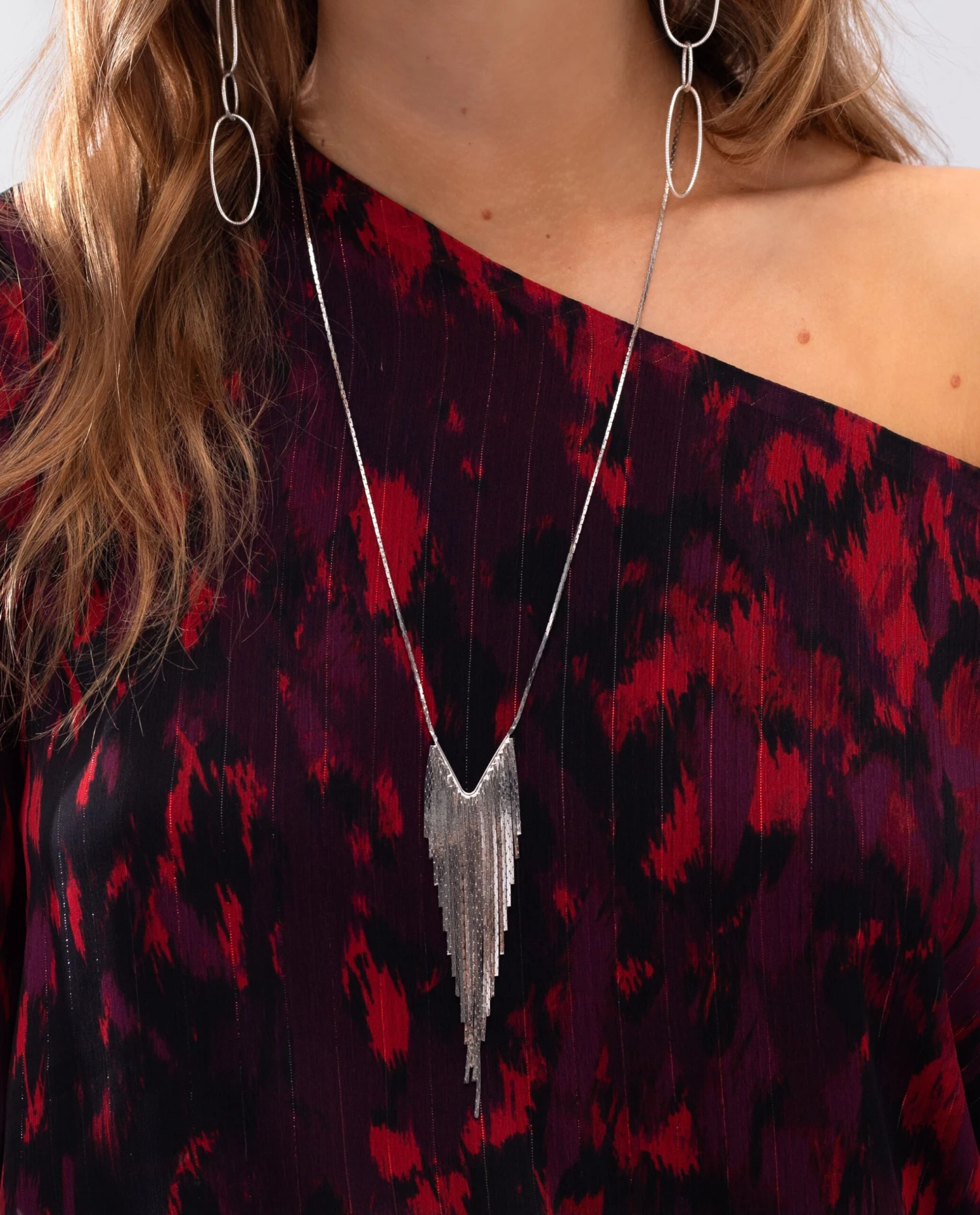 COLLAR ONE LAST TIME · PLATEADO 2 COLLAR ONE LAST TIME · PLATEADO - Imagen 2