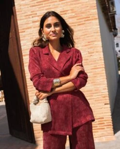 BLAZER JULIETTE · BURDEOS -[品牌] Ventas THE-ARE IMG 8109