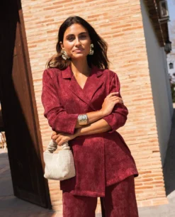 BLAZER JULIETTE · BURDEOS -[品牌] Ventas THE-ARE IMG 8109 scaled