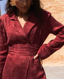 BLAZER JULIETTE · BURDEOS -[品牌] Ventas THE-ARE IMG 8161