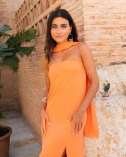 VESTIDO MRS. ARTEAGA · NARANJA -[品牌] Ventas THE-ARE IMG 8690 02284ab1 d421 40fc 8f54 edac0715007e