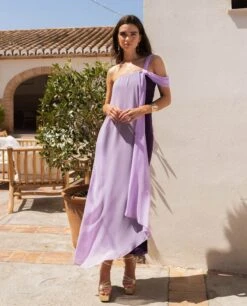 VESTIDO ALMERÍA · MORADO Y LILA -[品牌] Ventas THE-ARE IMG 9250