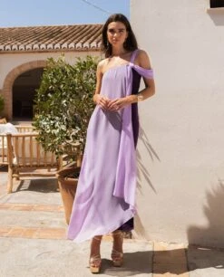 VESTIDO ALMERÍA · MORADO Y LILA -[品牌] Ventas THE-ARE IMG 9250 96446023 1d75 493a 9aae d6f23c8497fc