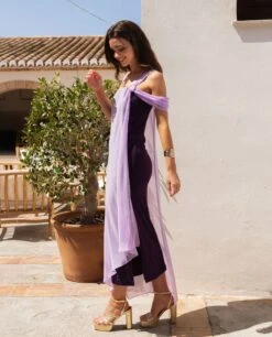 VESTIDO ALMERÍA · MORADO Y LILA -[品牌] Ventas THE-ARE IMG 9263