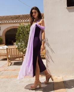 VESTIDO ALMERÍA · MORADO Y LILA -[品牌] Ventas THE-ARE IMG 9294