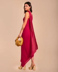 VESTIDO GINEBRA · CEREZA -[品牌] Ventas THE-ARE Sesion de estudio E25 1 1131