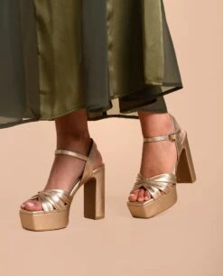 SANDALIA #14 · PLATINO