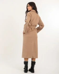 ABRIGO MIDTOWN · CAMEL -[品牌] Ventas THE-ARE abrigo camel largo oversized cinturon solapa mujer the are 8