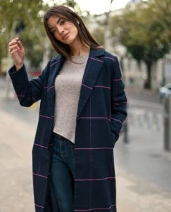 ABRIGO REUNITED · AZUL Y FUCSIA -[品牌] Ventas THE-ARE abrigo cuadros azul fucsia oversized recto solapa mujer the are 1 b8f2556a 04d1 452d b306 f984497f3faf