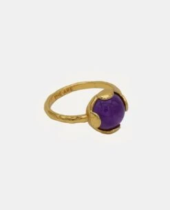 ANILLO REMEDY AMETHYST · BAÑO ORO