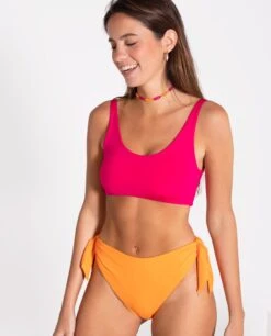 BAÑADOR BUBBALOO · MAGENTA Y NARANJA -[品牌] Ventas THE-ARE banador multiposicion rosa naranja bano mujer the are00003