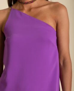 BLUSA MRS. RIOS · MORADO -[品牌] Ventas THE-ARE blusa asimetrica morado mujer the are eci img 3