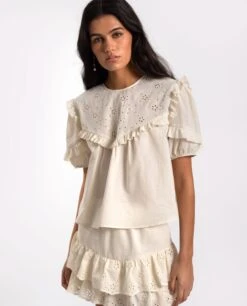 BLUSA CAMERA ROLL · CRUDO