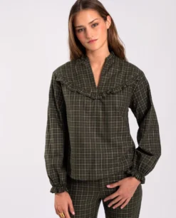 BLUSA CITY FIELDS · VERDE