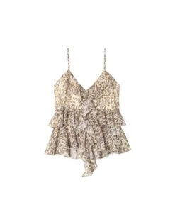 BLUSA ETHEREAL GLOW · ESTAMPADO -[品牌] Ventas THE-ARE blusa estampada volantes tirantes mujer the are eci img 5