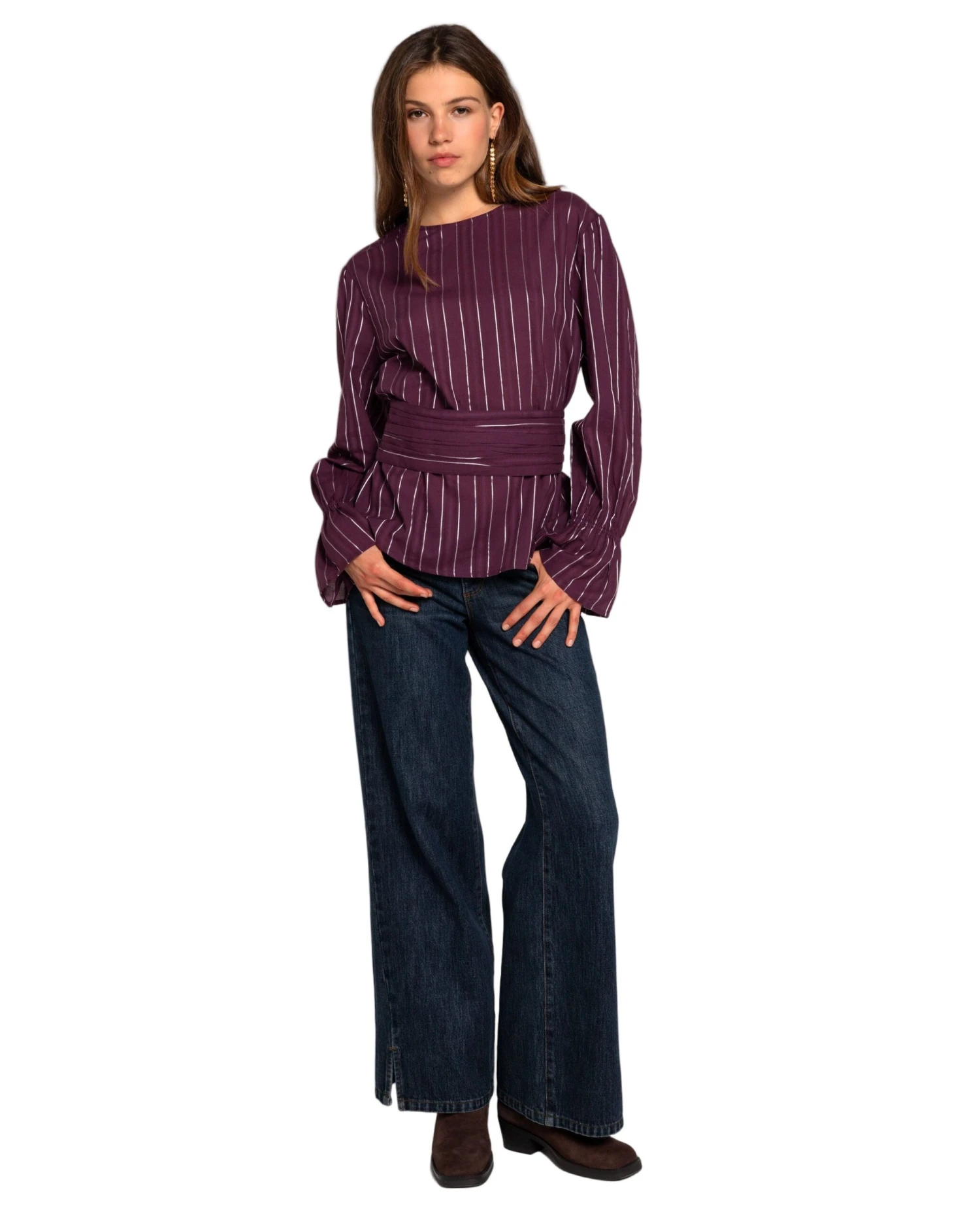 BLUSA DAILY CRUSH · CIRUELA 4 BLUSA DAILY CRUSH · CIRUELA - Imagen 4