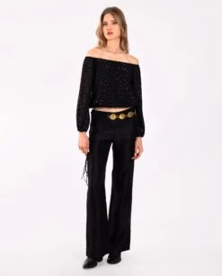 BLUSA STARRY BLISS · NEGRO -[品牌] Ventas THE-ARE blusa midi negro tirantes lurex fiesta mujer the are eci img 4 0cf73813 c20b 42b1 bdf6 9ce497c5c0fc