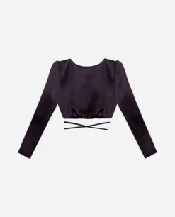 BLUSA MAKE AN IMPACT · NEGRO -[品牌] Ventas THE-ARE blusa negra manga larga saten espalda descubierta mujer the are 00001 eci img 5