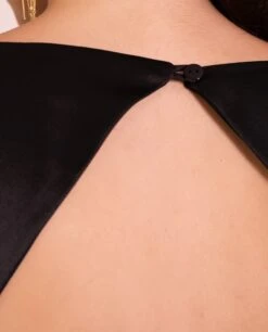 BLUSA MAKE AN IMPACT · NEGRO -[品牌] Ventas THE-ARE blusa negra manga larga saten espalda descubierta mujer the are 00005 eci img 4