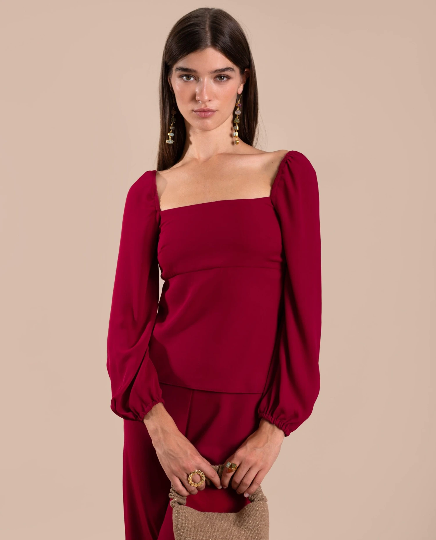BLUSA FELICE · ROJO 1 BLUSA FELICE · ROJO