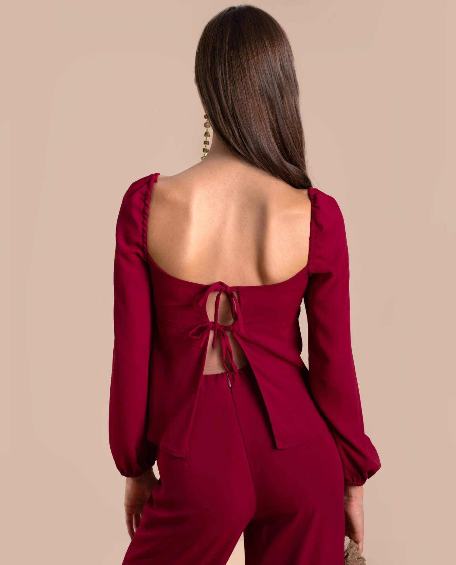 BLUSA FELICE · ROJO 2 BLUSA FELICE · ROJO - Imagen 2