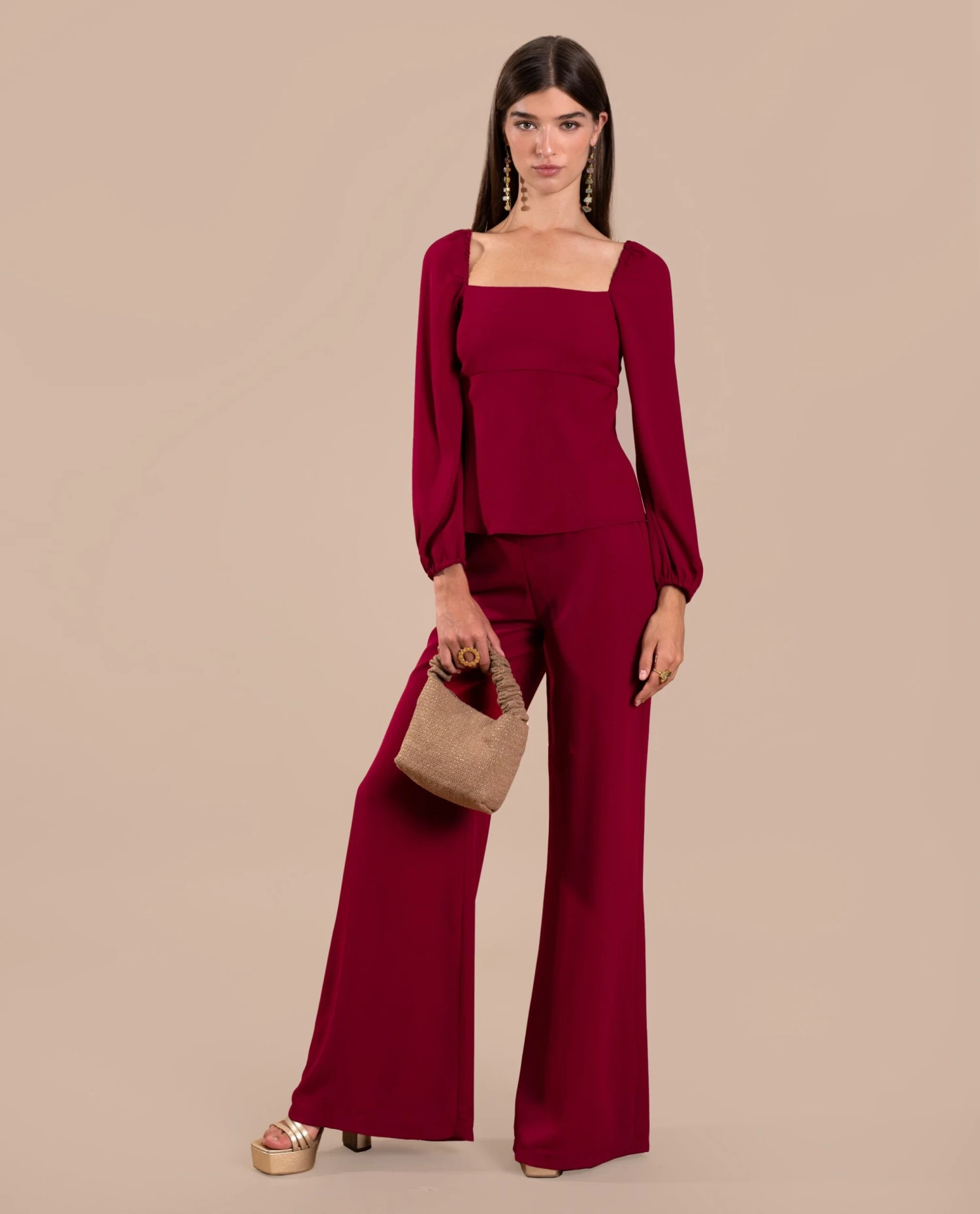 BLUSA FELICE · ROJO 5 BLUSA FELICE · ROJO - Imagen 5