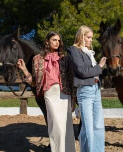 BLUSA SWEET ESCAPE · BLUSH -[品牌] Ventas THE-ARE blusa rosa romantica fluida lazada cuello manga abullonada mujer the are 9