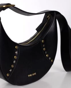 BOLSO MUSE · NEGRO -[品牌] Ventas THE-ARE bolso negro piel complementos mujer the are 4