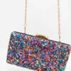 CLUTCH NOTHING ELSE MATTERS · DORADO Y MULTICOLOR