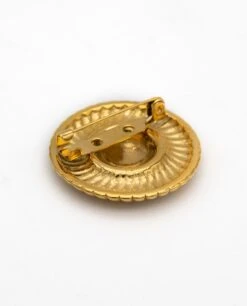 BROCHE SPRING · DORADO -[品牌] Ventas THE-ARE broche dorado redondo eventos mujer the are 3