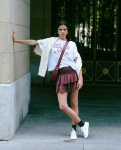 CAMISETA GROW TOGETHER · BLANCO -[品牌] Ventas THE-ARE camiseta blanca oversized grafico rojo algodon mujer the are 2