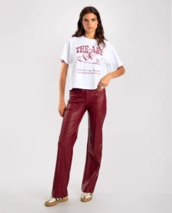 CAMISETA GROW TOGETHER · BLANCO -[品牌] Ventas THE-ARE camiseta blanca oversized grafico rojo algodon mujer the are eci img 4