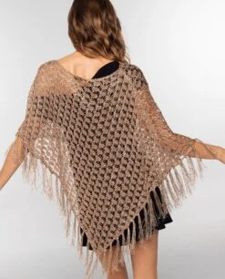 CAPA DUNE DANCER · BRONCE -[品牌] Ventas THE-ARE capa pico flecos acabado brillante mujer the are eci img 2