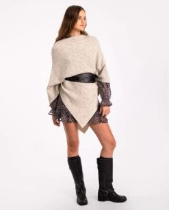 FALDA MANY REASONS · ESTAMPADO -[品牌] Ventas THE-ARE capa punto beige lurex versatil combinable mujer the are 1 61ad046a 551c 4ff3 9ab6 b509adef9196