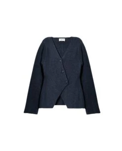 CÁRDIGAN THIS IS HER · AZUL -[品牌] Ventas THE-ARE cardigan punto canale azul mangas volumen botones mujer the are eci img 5