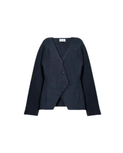 CÁRDIGAN THIS IS HER · AZUL -[品牌] Ventas THE-ARE cardigan punto canale azul mangas volumen botones mujer the are eci img 5 scaled