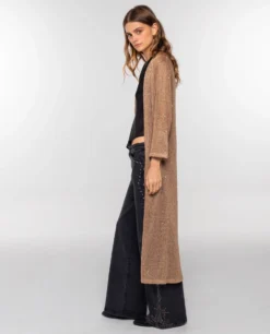 CÁRDIGAN CITY HALO · DORADO -[品牌] Ventas THE-ARE cardigan punto lentejuelas manga larga mujer the are eci img 2 scaled