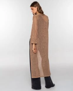 CÁRDIGAN CITY HALO · DORADO -[品牌] Ventas THE-ARE cardigan punto lentejuelas manga larga mujer the are eci img 3