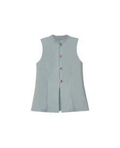 CHALECO BREAK IN · AZUL -[品牌] Ventas THE-ARE chaleco azul botones conjunto mujer the are eci img 5 fcff24ff 9353 4e65 a9ba c29f81fac84d