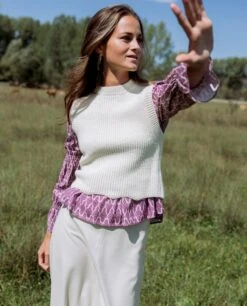 CHALECO UPTOWN GIRLS · BEIGE