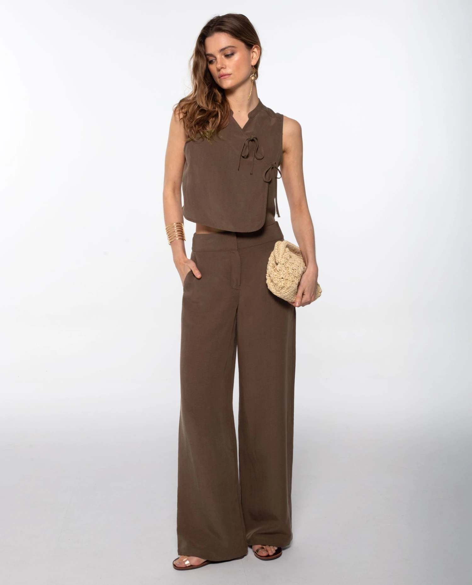 CHALECO DUNE · MARRÓN 7 CHALECO DUNE · MARRÓN - Imagen 7