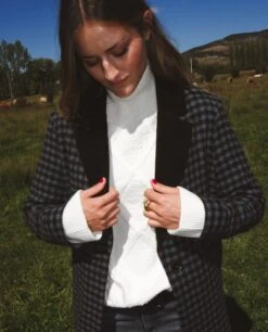 ABRIGO WALK ON BY · CUADROS -[品牌] Ventas THE-ARE chaqueta 1