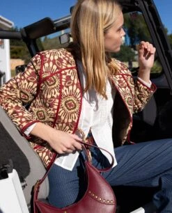 CHAQUETA ALL SEASONS · JACQUARD -[品牌] Ventas THE-ARE chaqueta acolchada estampada flores pachtwork jacquard mujer the are 4