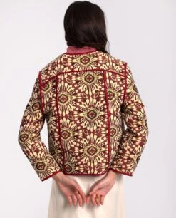 CHAQUETA ALL SEASONS · JACQUARD -[品牌] Ventas THE-ARE chaqueta acolchada estampada flores pachtwork jacquard mujer the are eci img 2