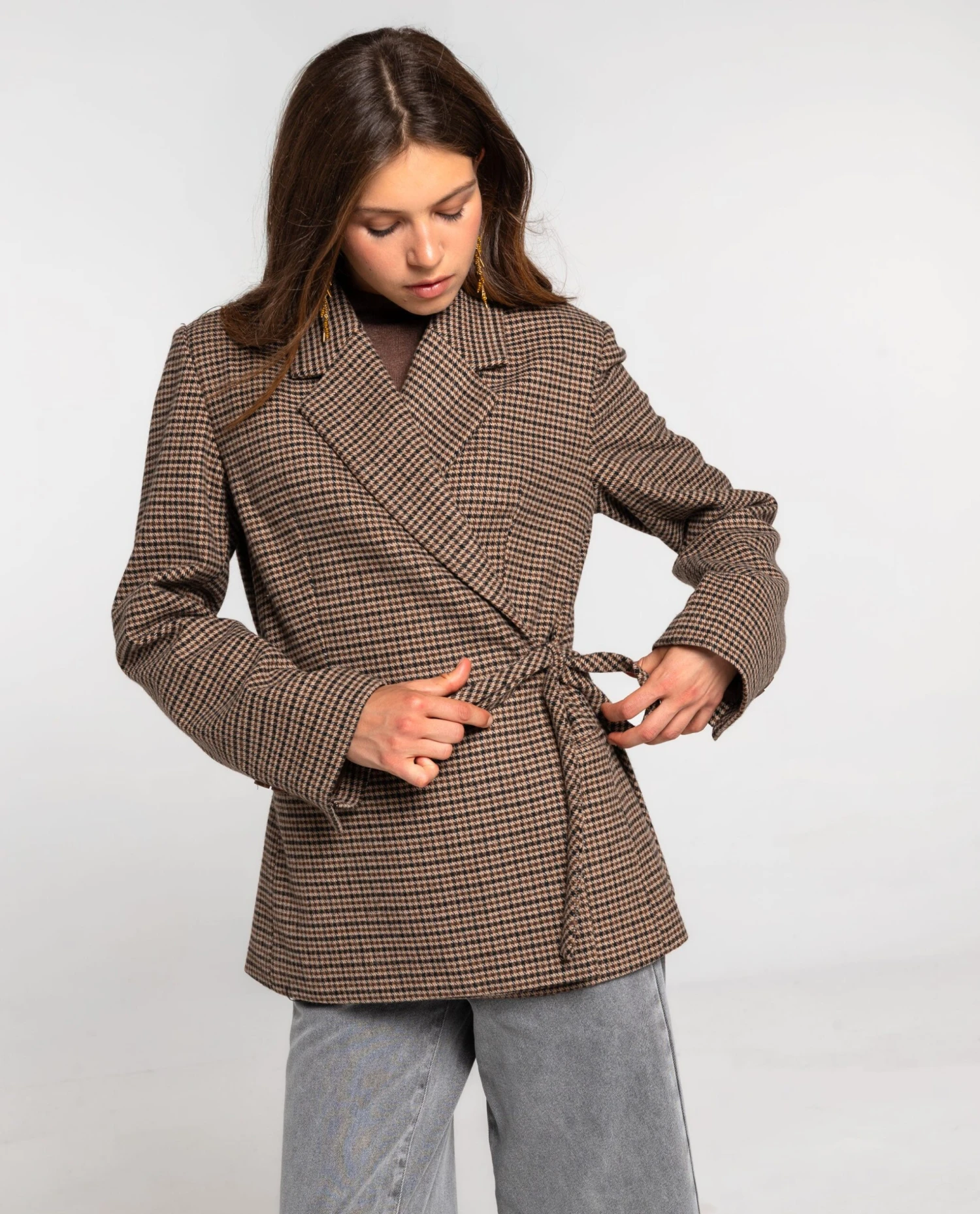 BLAZER BUSY ROMANCE · PATA DE GALLO 4 BLAZER BUSY ROMANCE · PATA DE GALLO - Imagen 4