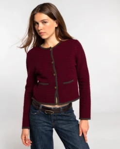 CHAQUETA CITY CALLING · BURDEOS